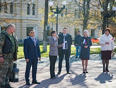 Автобус Победы вернулся в Благовещенск