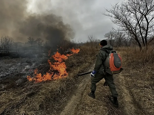 21 пал ликвидировали в Благовещенске с начала особого противопожарного режима