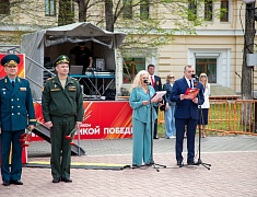 Церемония возложения цветов, посвященная 79-летию Победы в Великой Отечественной войне