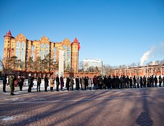В Благовещенске почтили память погибших во время блокады Ленинграда