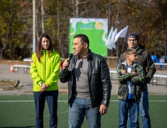 Сто юных благовещенцев с особенностями здоровья пробежали марафон