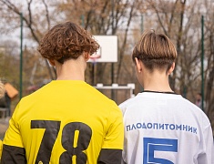 В селе Плодопитомник открылась новая спортивная площадка