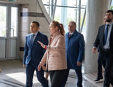 Мэр города Олег Имамеев провёл рабочее совещание по техническим вопросам подготовки главной площадки ВЭФ – Общественно-культурного центра