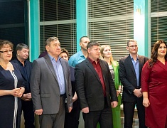 Мэр Благовещенска Олег Имамеев принял участие в запуске подсветки телебашни