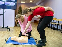 Студенты Амурской медакадемии провели мастер-класс для активистов городского корпуса волонтеров