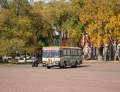 Автобус Победы вернулся в Благовещенск