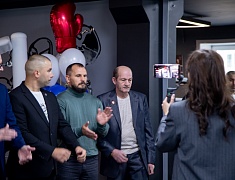 В Благовещенске открыли обновленный зал спортивно-патриотического клуба «Семён»