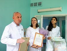 В праздник Благовещенска на свет появились два малыша