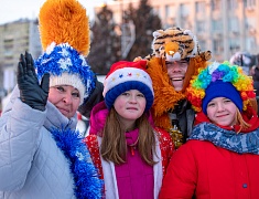 В Благовещенске проводили 2022 год