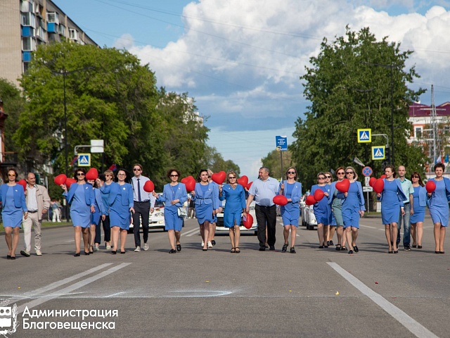 170-летие Благовещенска отпразднуют большим парадным шествием. Открыт приём заявок