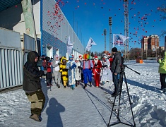 В Благовещенске состоялся новогодний забег в карнавальных костюмах
