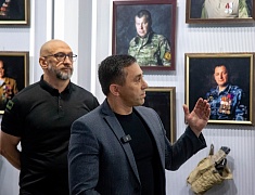 Открытие персональной выставки Олега Семенца «Горячий ветер»