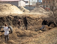 Волонтёры присоединились к экологической акции «Город берегу»