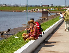 На пляже Пограничном состоялся первый городской сап‑фестиваль