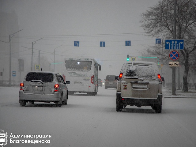 Из-за надвигающегося циклона в Благовещенске вводят режим повышенной готовности