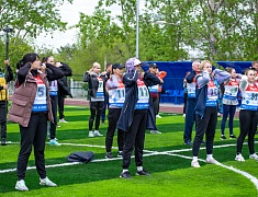 На базе школы № 10 прошли соревнования среди педагогов городских школ