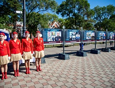 В Благовещенске открылась обновленная выставка, посвященная бойцам специальной военной операции